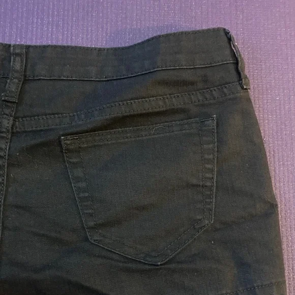 City Streets Black Studded Jean Shorts - Picture 6 of 6